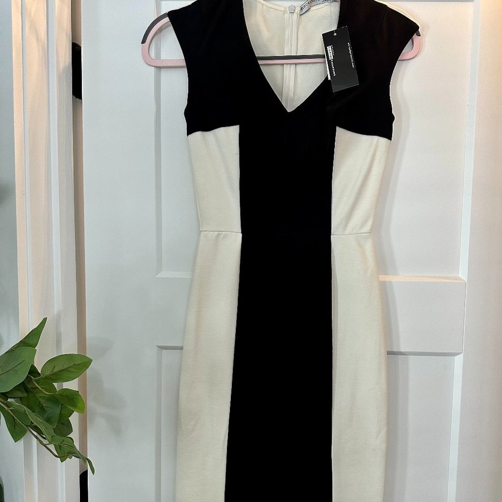 New Black and White Mini Dress (NEW WITH TAGS)